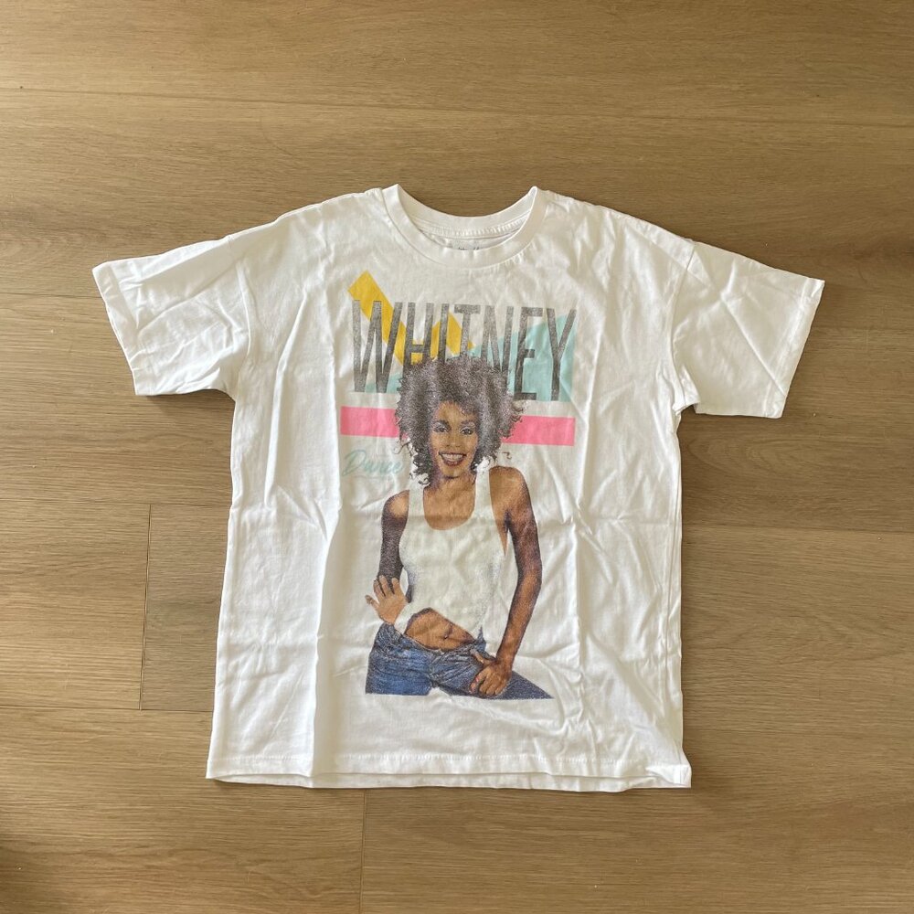 Whitney Houston Graphic Oversized Tee